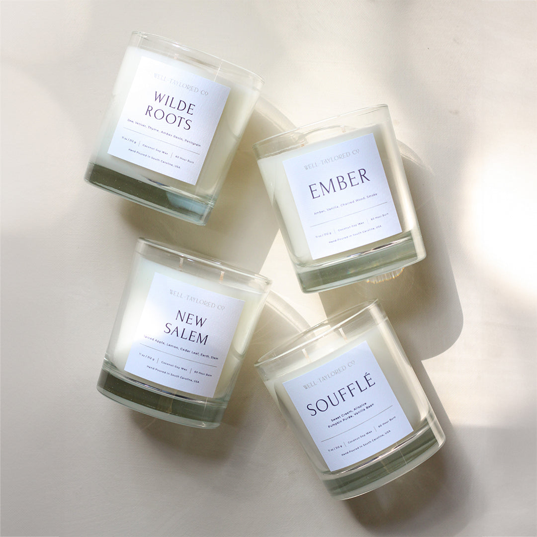 Double-Wicked Wilde Roots Coconut-Soy Candle | Well-Taylored Co.