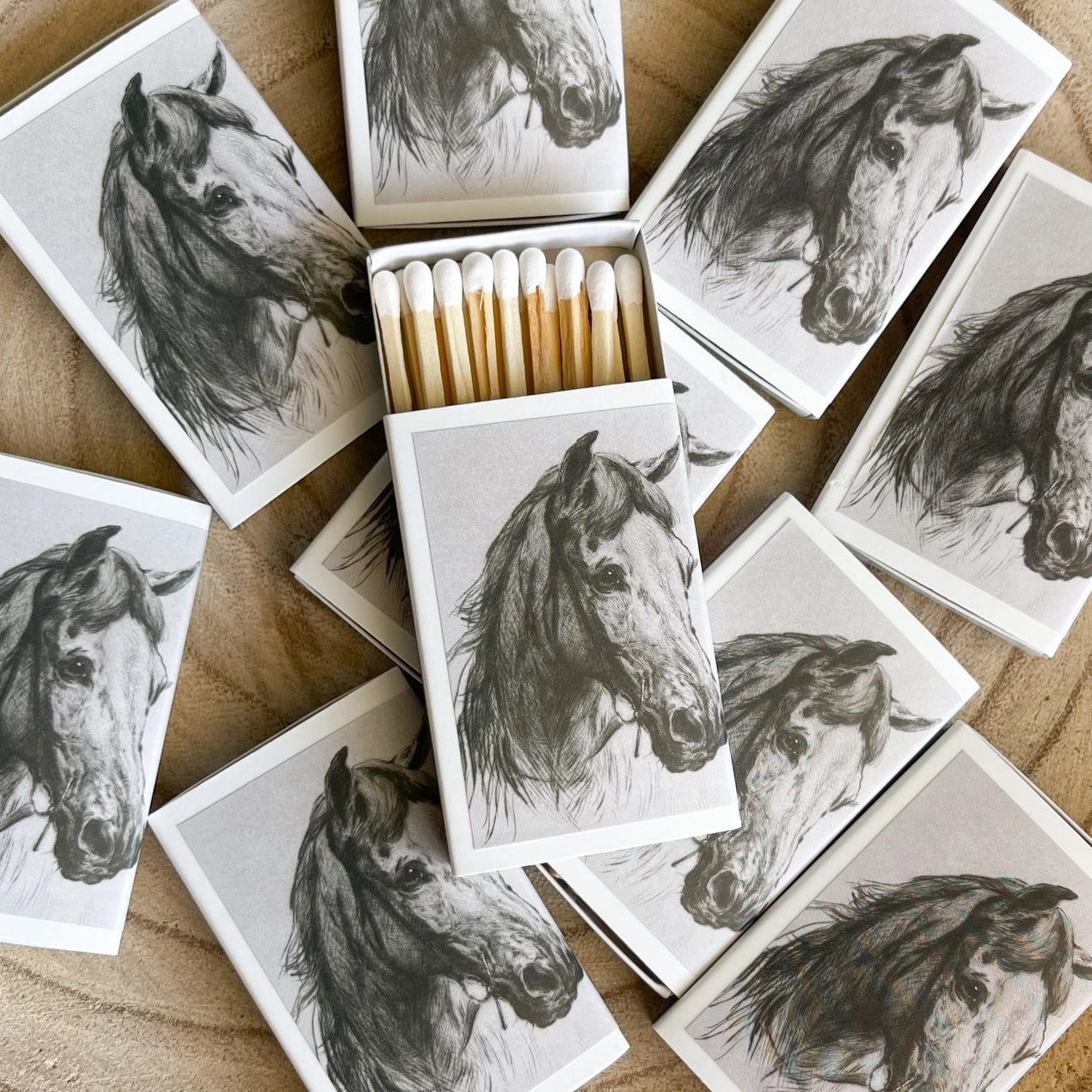 Horse Portrait Archival Match Box | Well-Taylored Co.