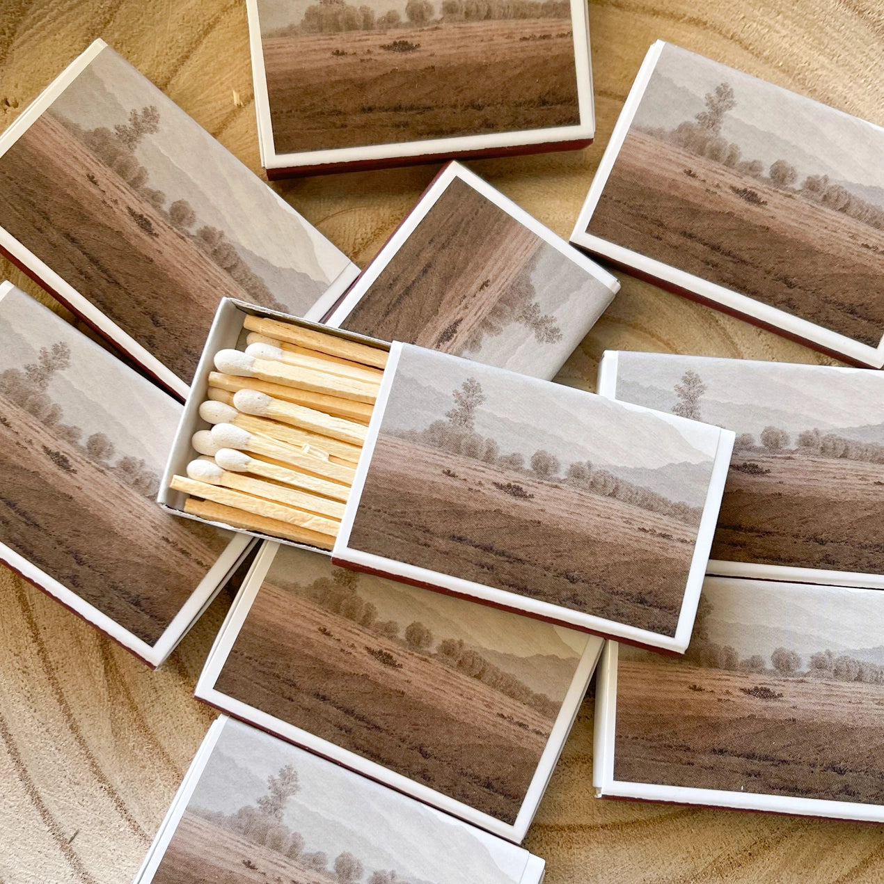 Open Fields Archival Match Box | Well-Taylored Co.