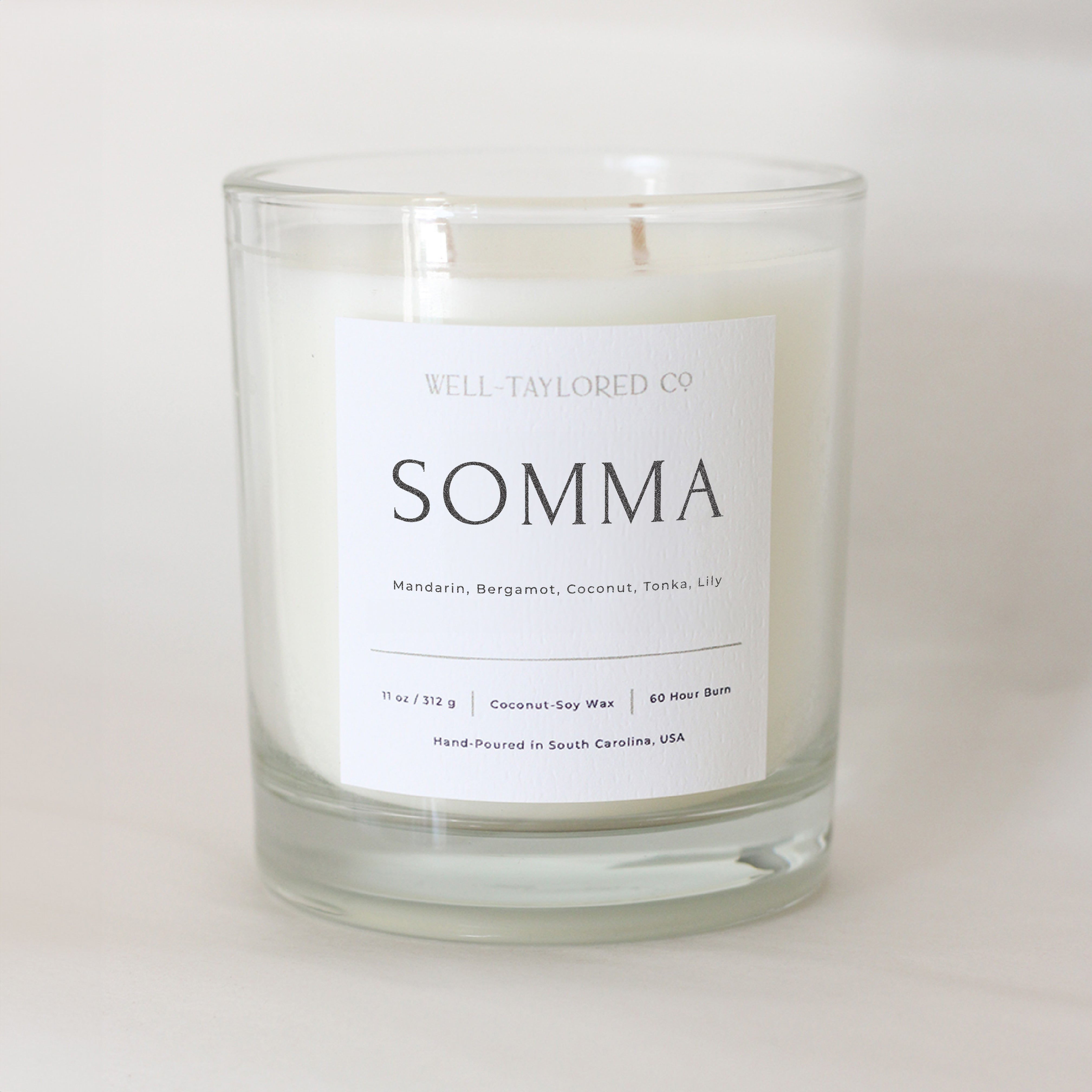 Somma Double Wicked Coconut-Soy Candle | Well-Taylored Co.