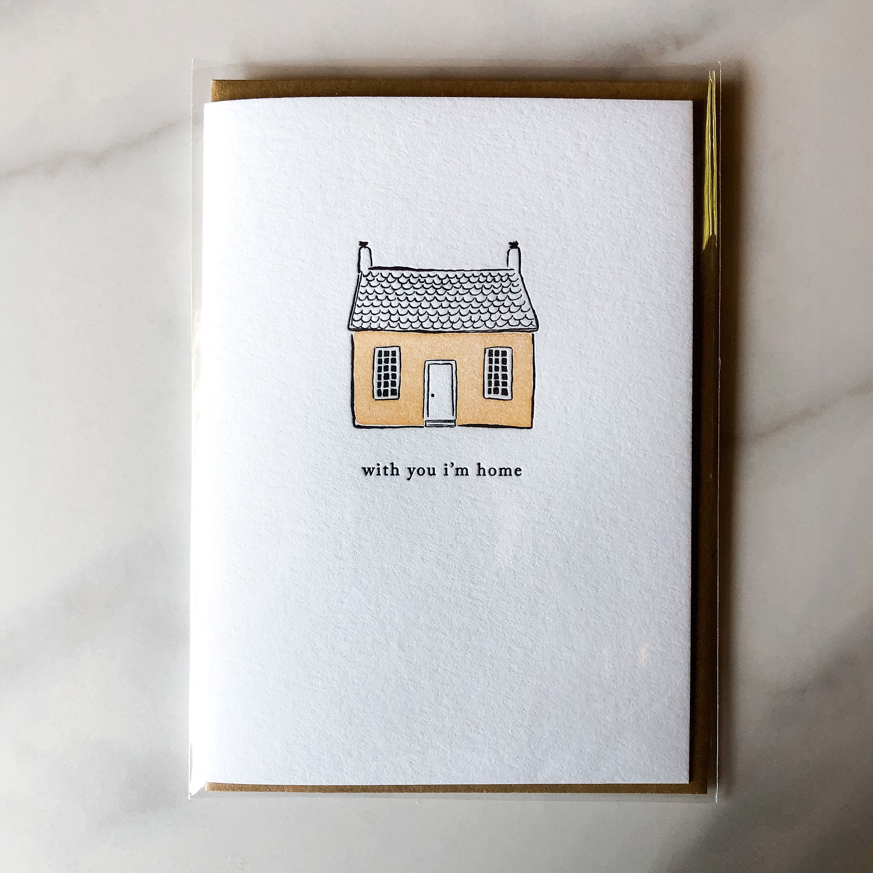 With You I'm Home Greeting Card | Well-Taylored Co.