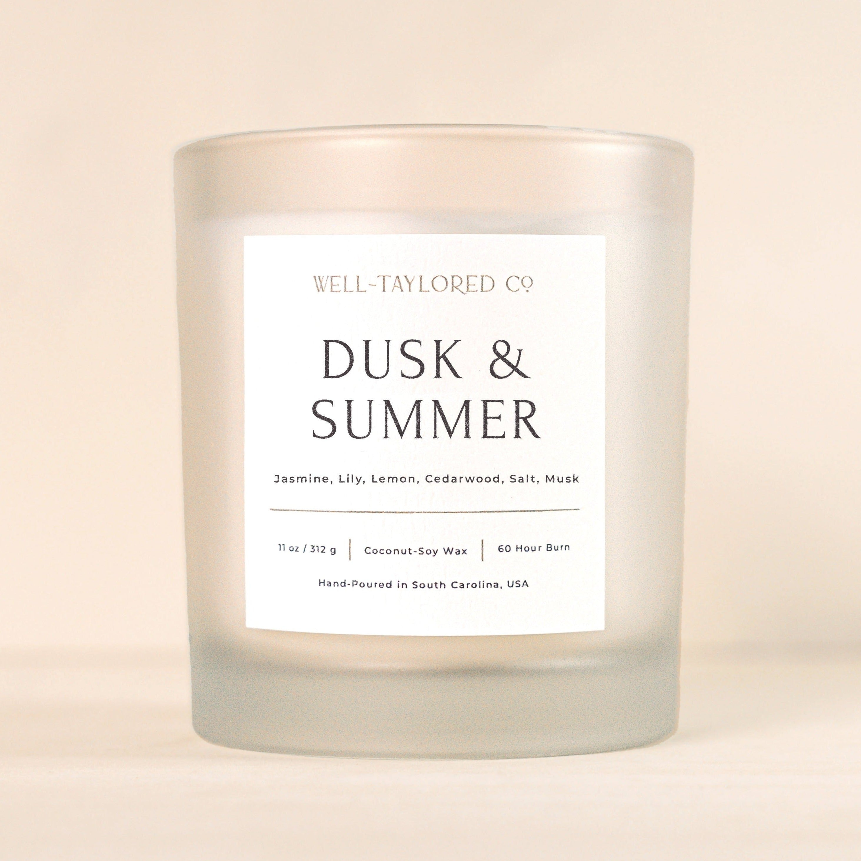 Dusk & Summer Coconut-Soy Candle | Well-Taylored Co.
