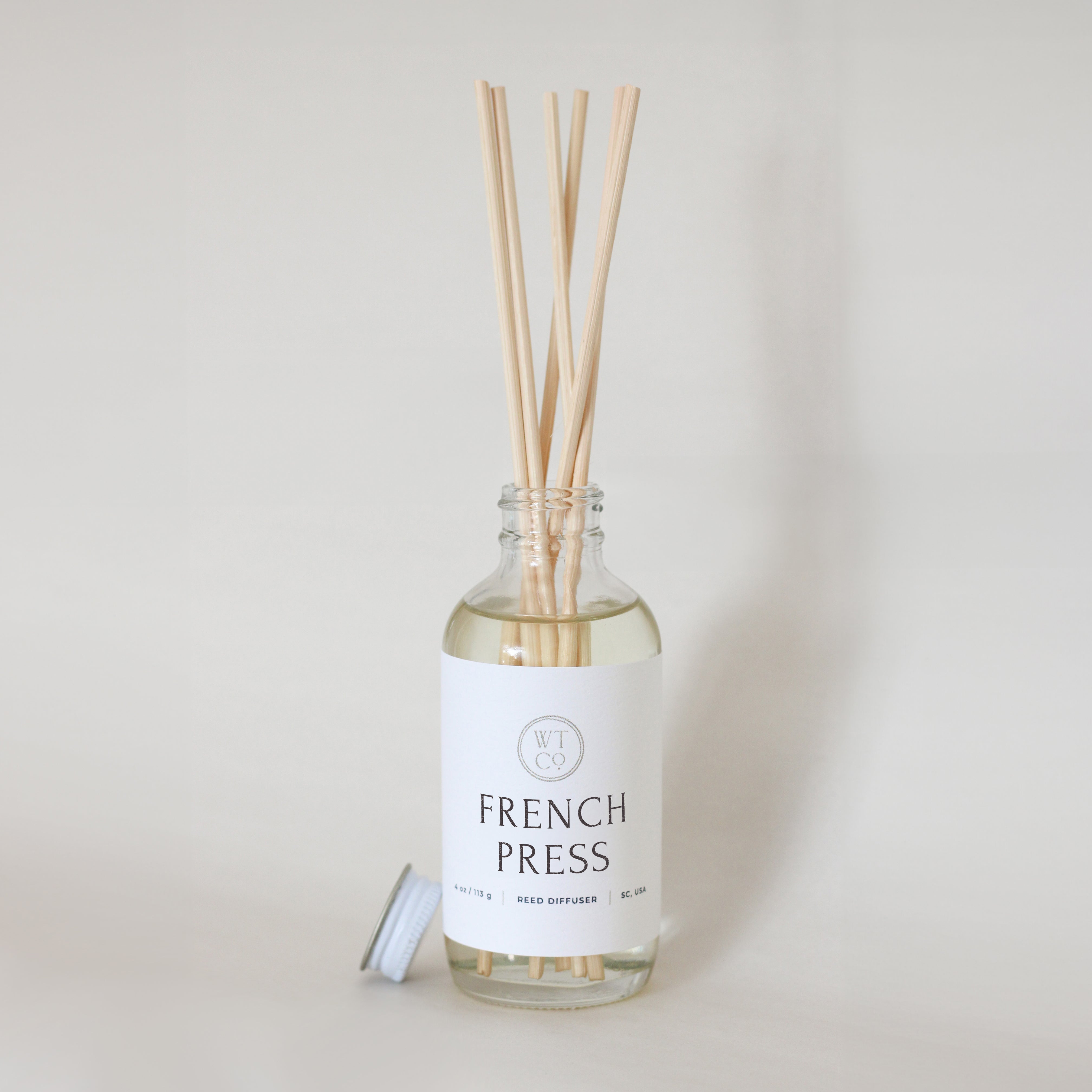 French Press Reed Diffuser | Well-Taylored Co.