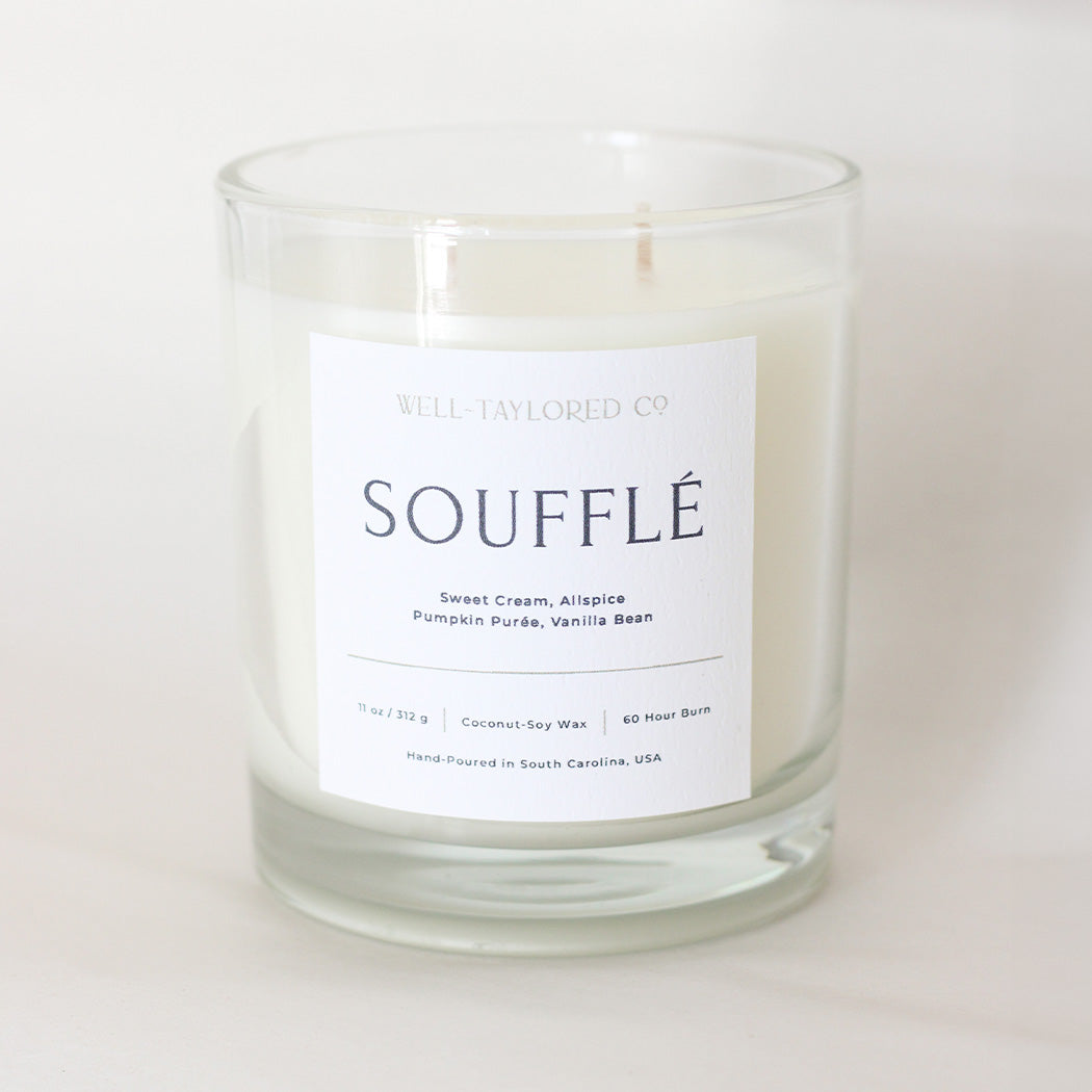 Double-Wicked Soufflé  Coconut-Soy Candle | Well-Taylored Co.