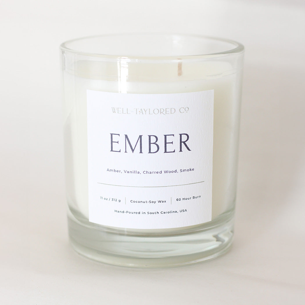 Double-Wicked Ember Coconut-Soy Candle | Well-Taylored Co.