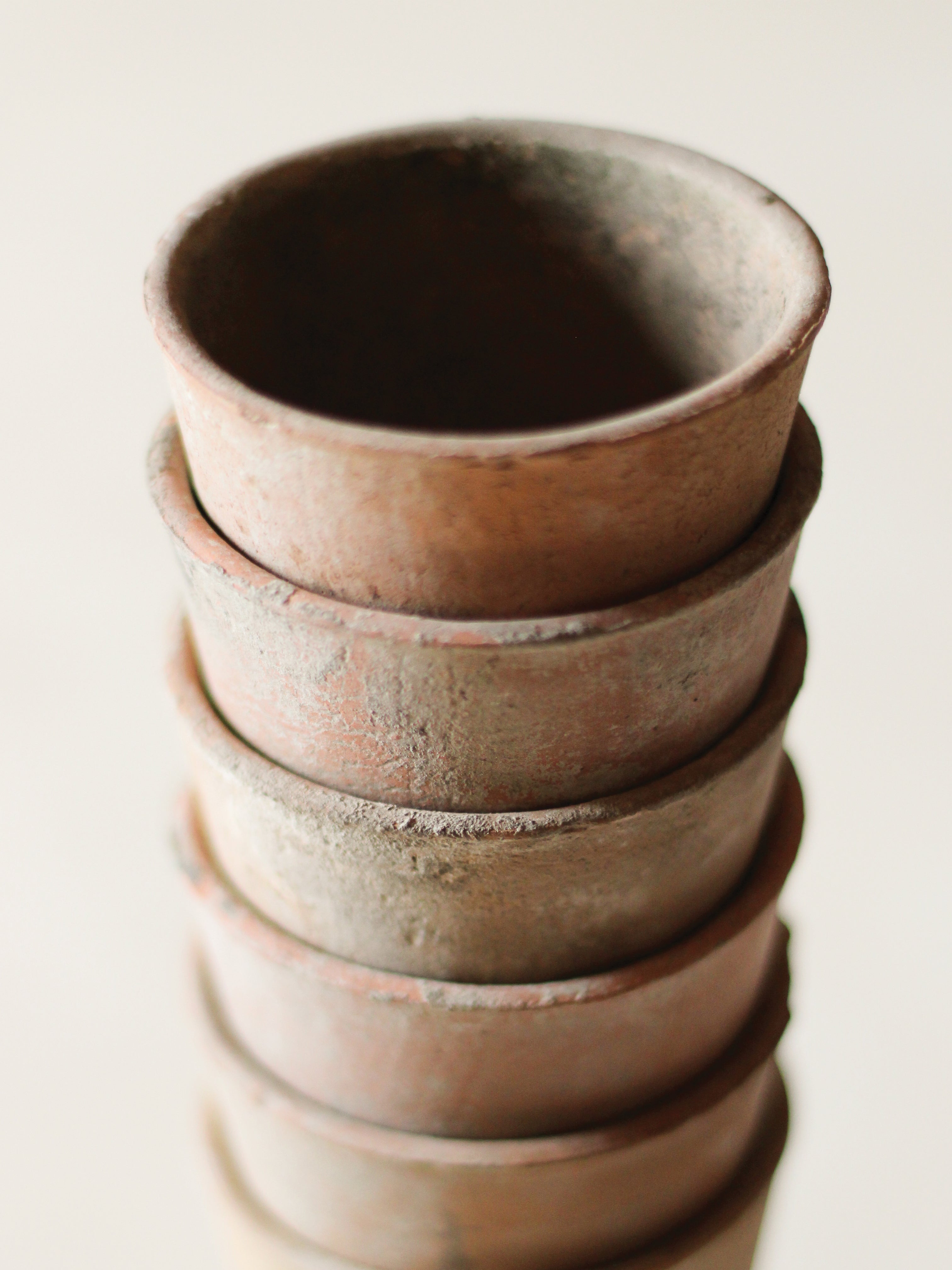 Petite French Antique Terracotta Pots | Well-Taylored Co.